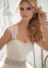 2016 wedding dresses wholesale and retail. Sweetheart neckline lace decoration floor length manually fold beaded free shipping