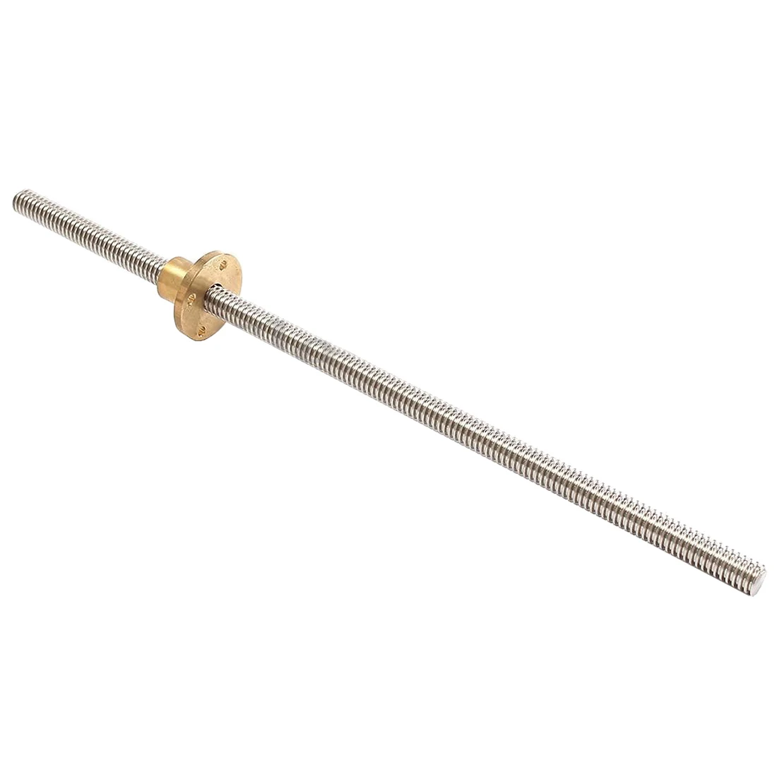 10mm T10 8mm T8 3D طابعة ذروة شبه منحرف الخيوط رمح قضيب الملعب 2mm الرصاص المسمار موضوع 100 -600mm صمولة نحاسية T10x2mm T8x2mm