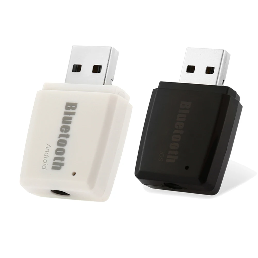 Mini Stereo 3.5mm Interface AUX Dongle USB Wireless Bluetooth V4.1