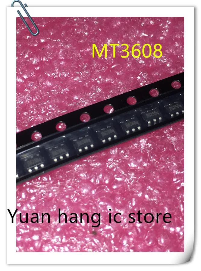 

50PCS/LOT MT3608 B6286 B628 SOT23-6 5V 1.2A Special core for mobile power supply