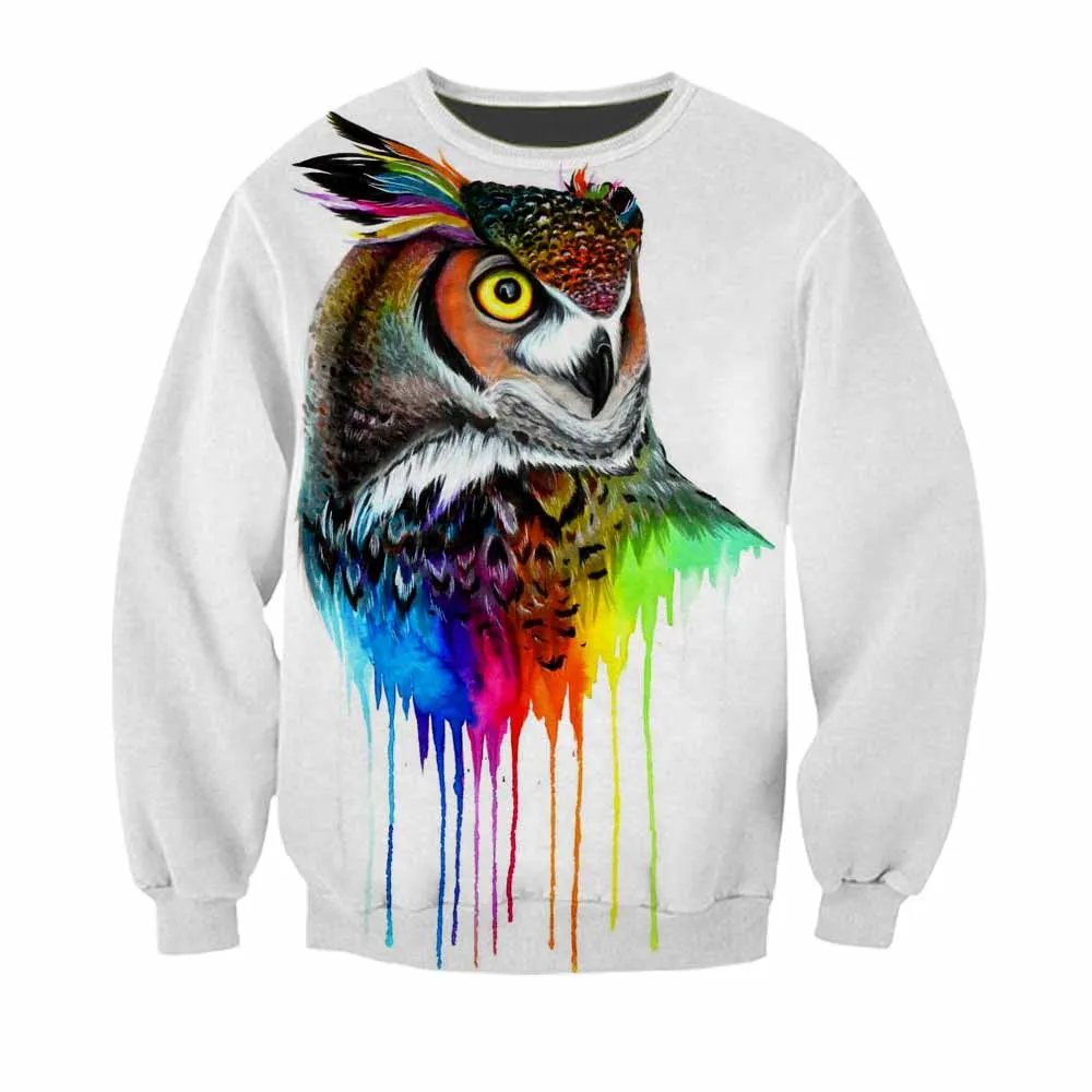 Funny Animal Lion owl Hoodie mens Tracksuits men Sweatshirt women Casual Hipster Sweatshirts Female male Tops streetwear Clothes