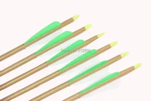 Longbowmaker 12PCS 33 Inches Fiberglass Target Practice Arrows WFG6