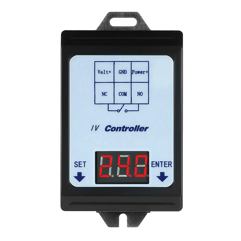 

DC 6~80V Voltage Detection Charging Discharge Monitor Relay Switch Controller with Case LED display
