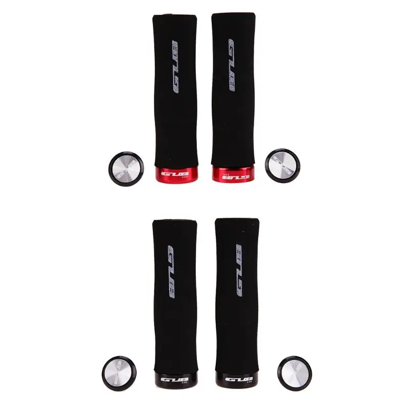 

1 Pair Comfortable Sponge Foam Soft Handlebar Anti-Skid Cycle Handlebars Grips Lock-on MTB Road Bicycle Handle Bar Accessories