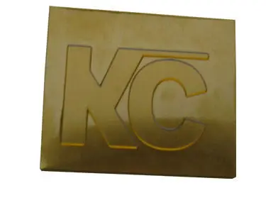 hot stamping polymer sample