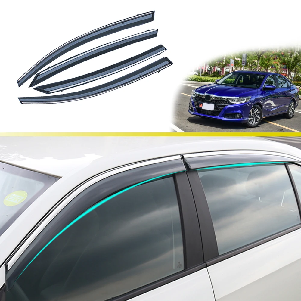 Window Visor For Honda Crider 2019 Smoke Car Window Visors Car Sun Rain