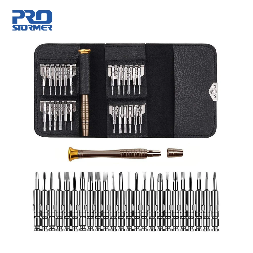 Prostormer 25 в 1 Torx отвертка Набор Мини ремонтный инструмент прецизионных отверток