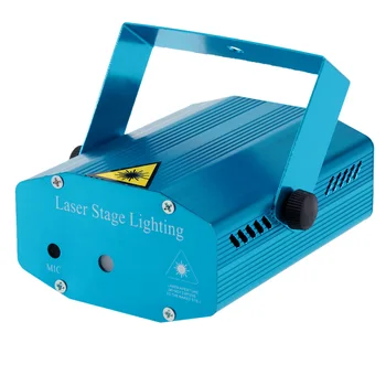 

5W 110-240V Laser Projector Stage Lighting Voice-Control DJ Disco Xmas Party Club Light Adjustment with Tripod Firefly lighting
