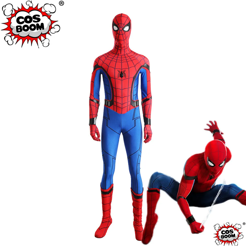 COSBOOM Spider Man Spiderman Cosplay Costume Adult Men's Halloween Superhero