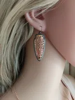 rose gold inside with black