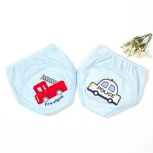 2 шт./лот; мягкое детское нижнее белье; трусы для девочек и мальчиков; трусы для тренировок; Одежда для новорожденных; нижнее белье для младенцев; детские трусы