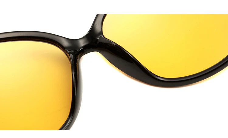 Фотохромные поляризованные солнцезащитные очки для женщин, новинка, модные очки с желтыми стеклами, очки с большой оправой UV400 L3