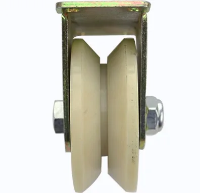 

2PCS/LOT Wheel D:80mm (3inch) V Groove Nylon Mute Sliding Door Pulley Door Bearing Steel Rail Wheels