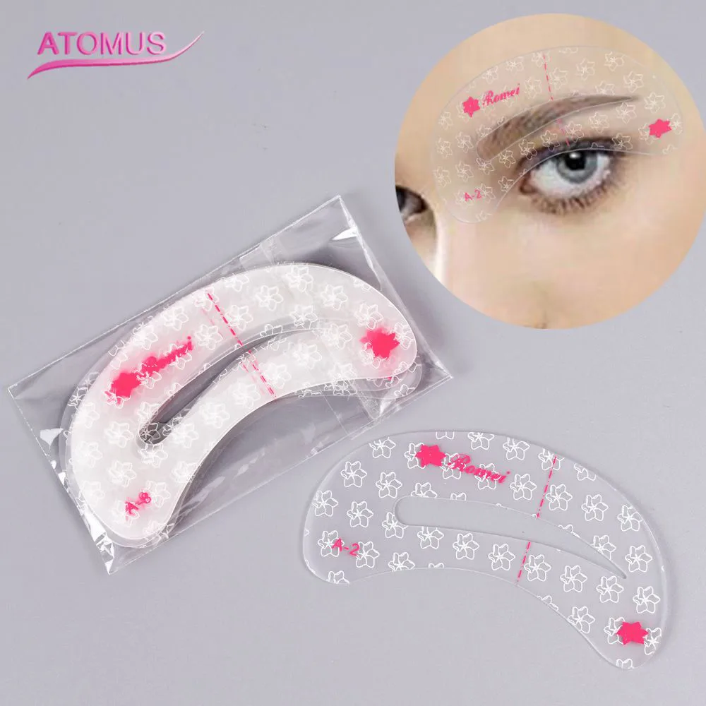 

9Pcs Reusable Eyebrow Stencil Set Eye Brow DIY Drawing Guide Styling Shaping Grooming Template Card Easy Makeup Beauty Kit #N