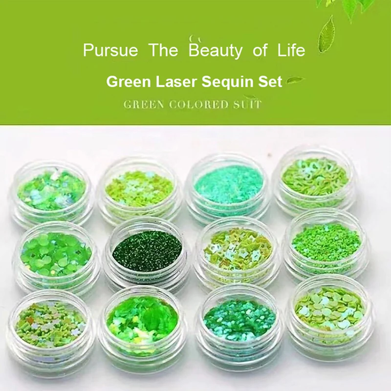 

A variety of styles rich laser sequin set combination for UV Resin Handicraft Filling/Nail Art Manicure Etc Accessories