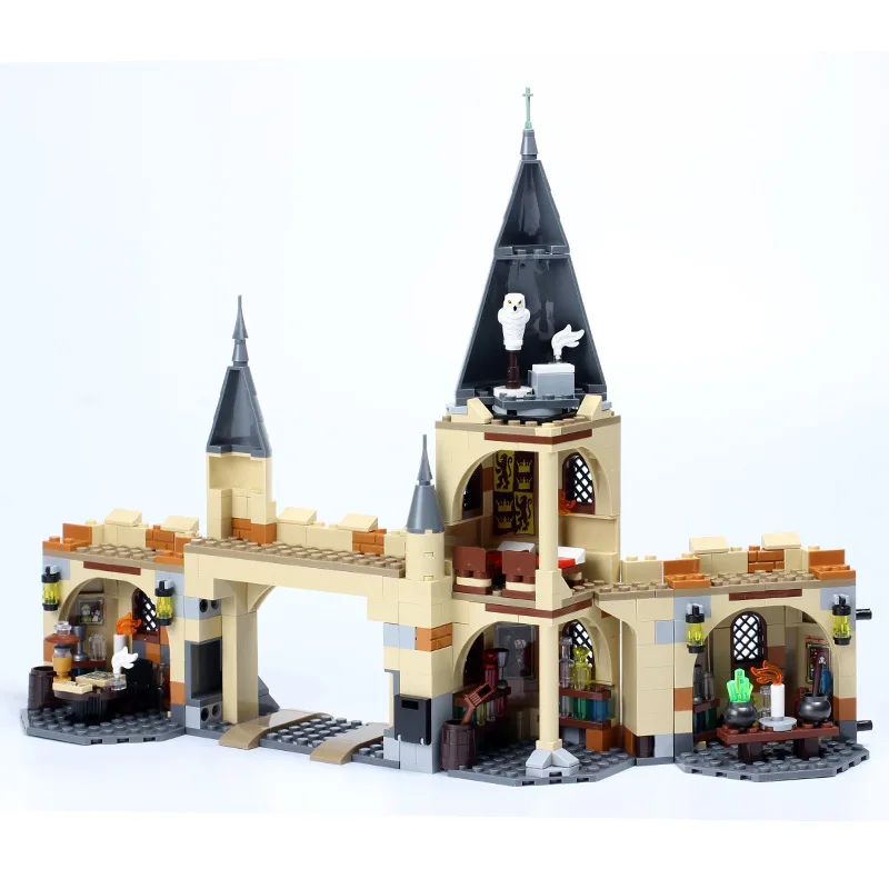 

New 843pcs Hogwarts Whomping Willow Compatible Legoing Harry Potter 75953 Building Blocks Bricks Toys Kids Gifts Christmas