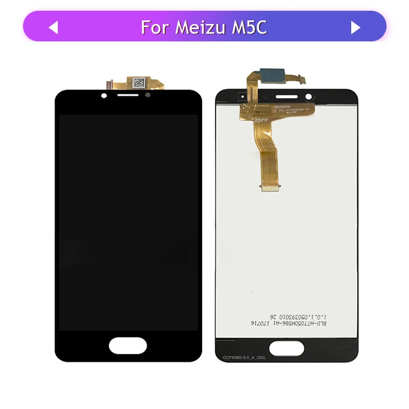 3 шт. экран для Meizu M5C M710H Meilan 5c ЖК-дисплей сенсорный сборка стеклянная панель