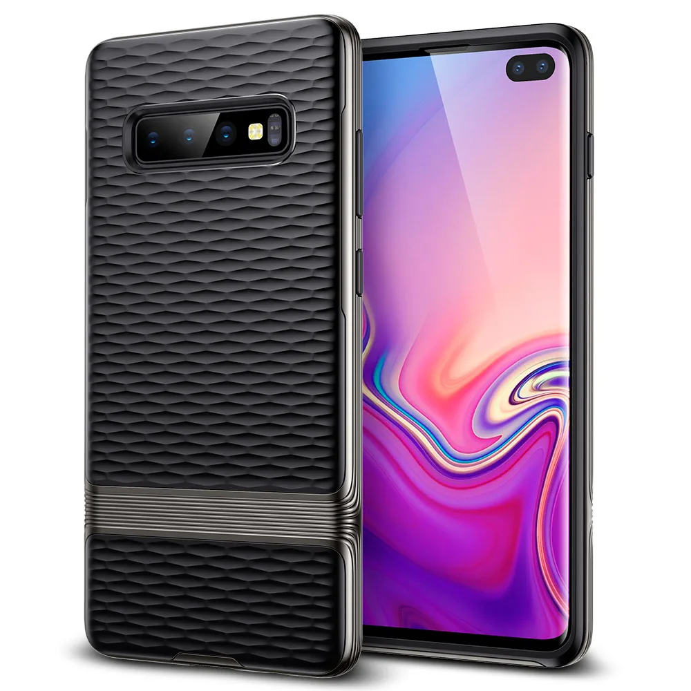 ESR чехол для samsung Galaxy S10 плюс Чехол TPU+ PC чехол тонкий гибридный дизайн воды-пульсации текстуры телефон бампер для samsung S10 плюс