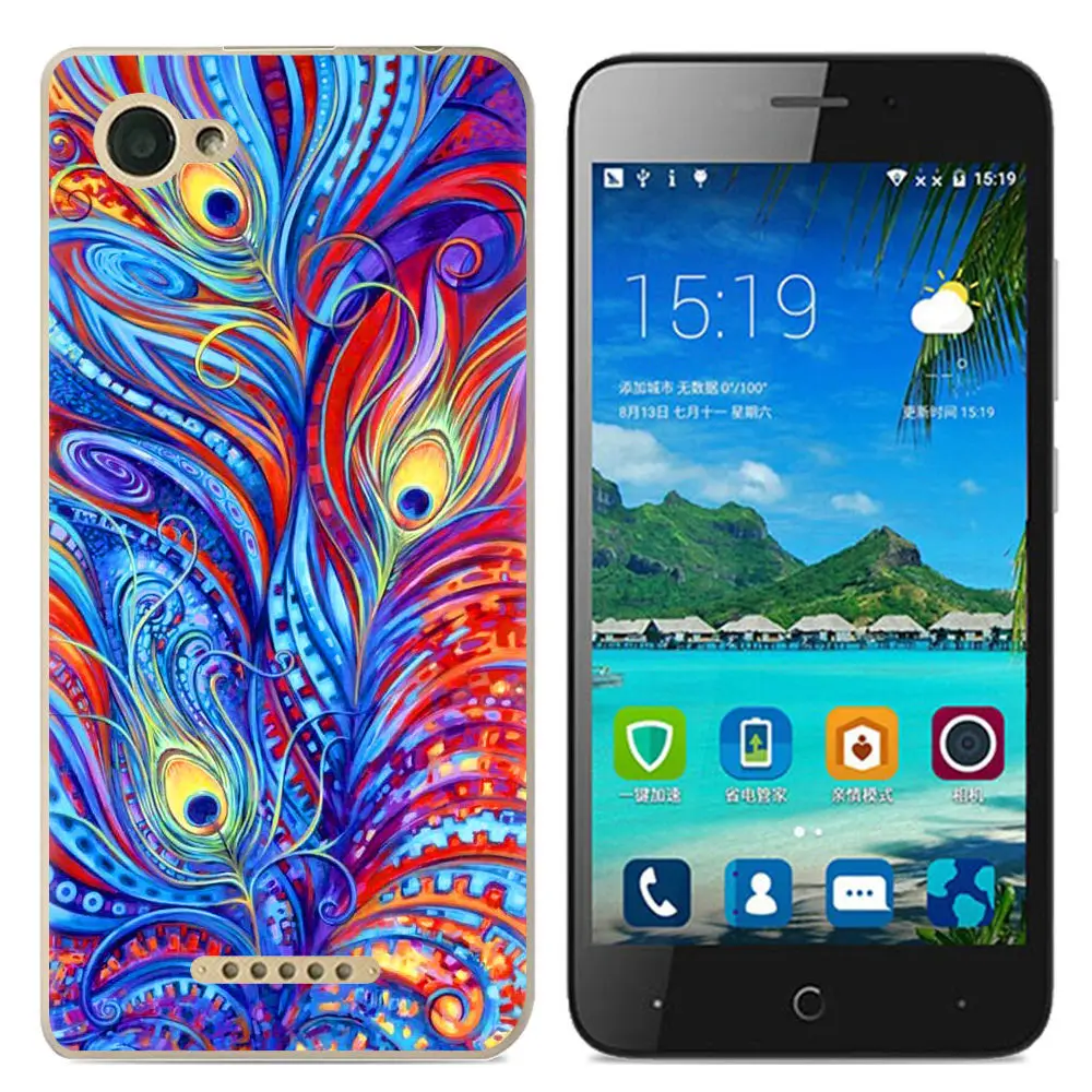Чехол для телефона ZTE Blade A601 5 дюймовый стильная футболка с изображением