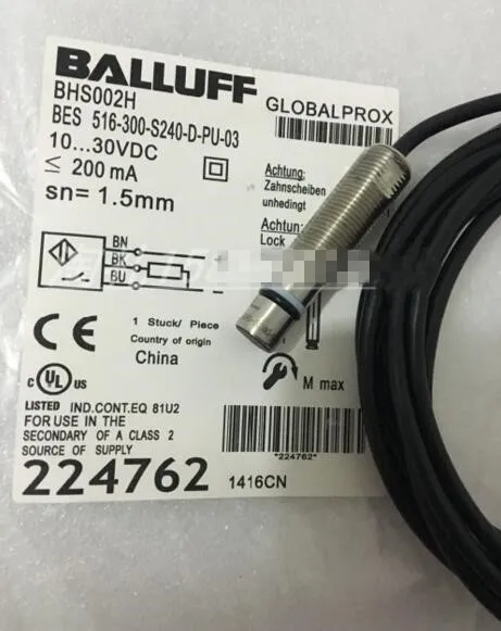 

FREE SHIPPING 100% NEW BHS002H BES 516-300-S240-D-PU-03 proximity switch sensor