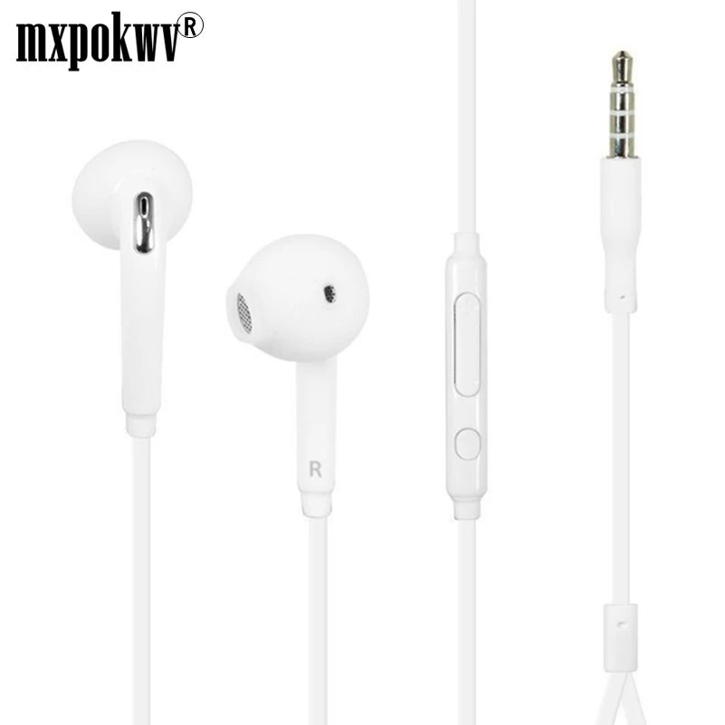

Black White 3.5MM In Ear Earphone Dynamic Bass Music Headset Wired Earphone with Mic Volume Control For Phonce PC Gaming