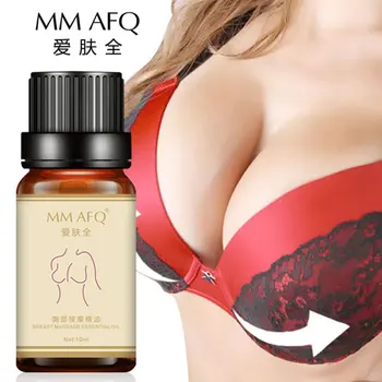 Huile d'agrandissement du sein à base de plantes 10 ml croissance forte poitrine efficace pleine élasticité rehausseur du sein augmentation raffermissant grande crème de soin du sein