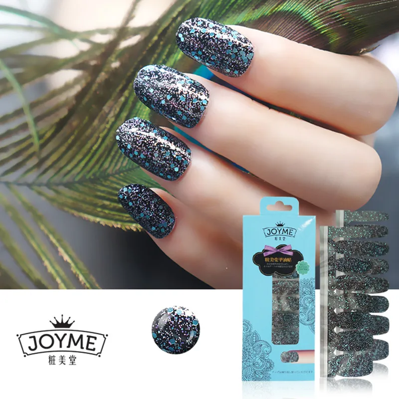 Buy High Quality Colorful Nail Polish Strips Glitter