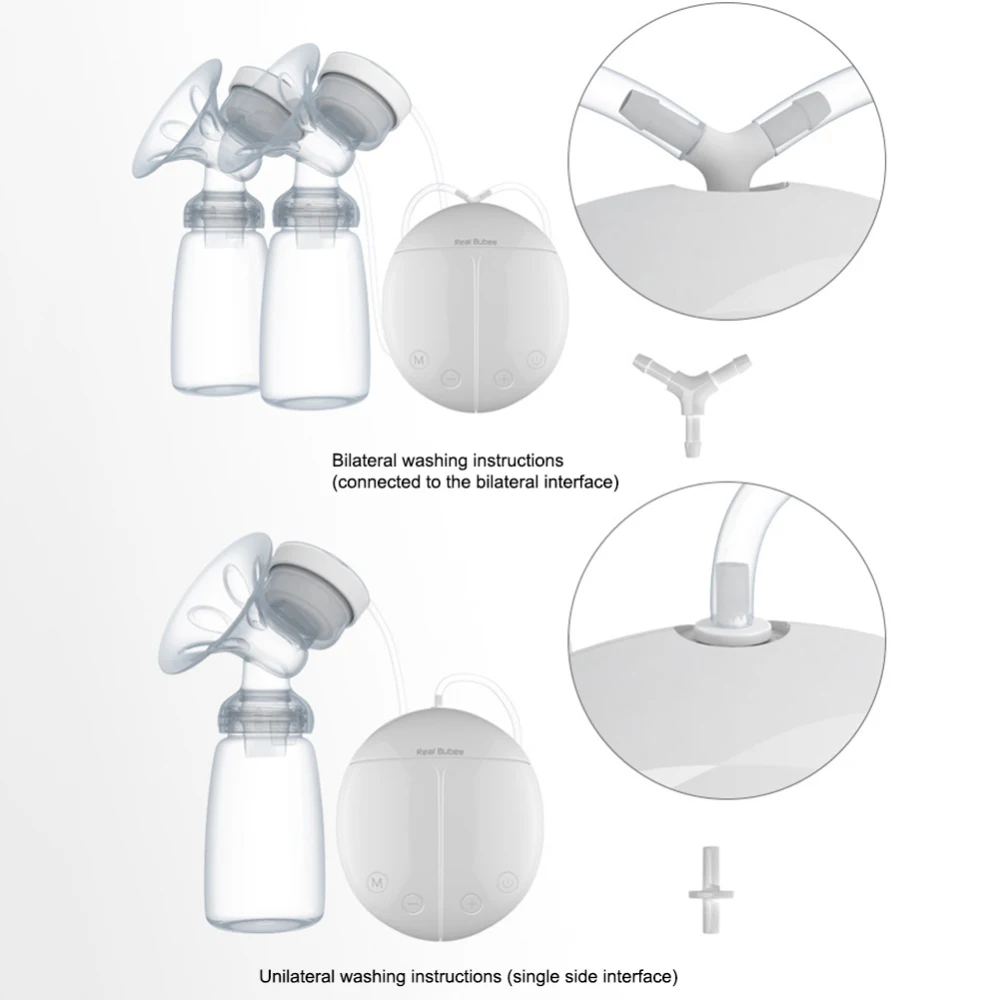 Электрический двойной молокоотсос для младенцев USB мощные насосы с молочной бутылкой бутылочки для кормления соски помпа для груди