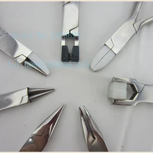 7 шт./лот клещи/ювелирные инструменты/очки ремонт инструмент матовой Нержавеющая сталь плоскогубцы, дешевые DIY плоскогубцы, ювелирные изделия делая резак