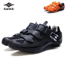 Santic Pro Racing Team Road велосипедная обувь для мужчин Ultralgiht велосипедная обувь из углеродного волокна дышащие самоблокирующиеся велосипедные кроссовки