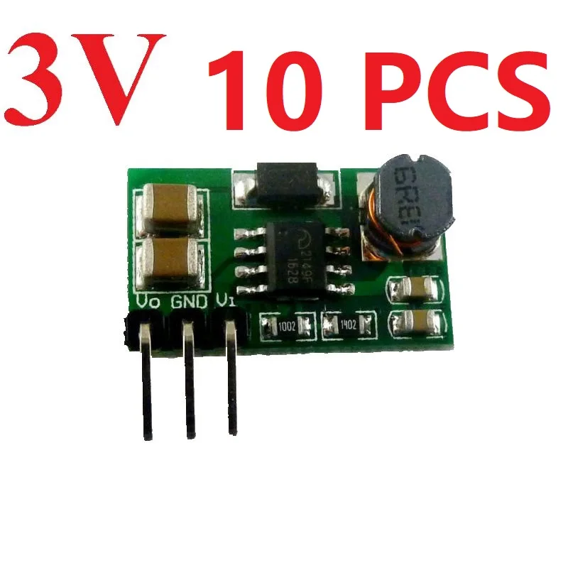 3V 10 шт. DD0606SA dc-dc 1-5 в до 3 в 3V3 3V7 4V5 5 в 6 в повышающий бустер постоянного тока преобразователь модуль - Цвет: 3V