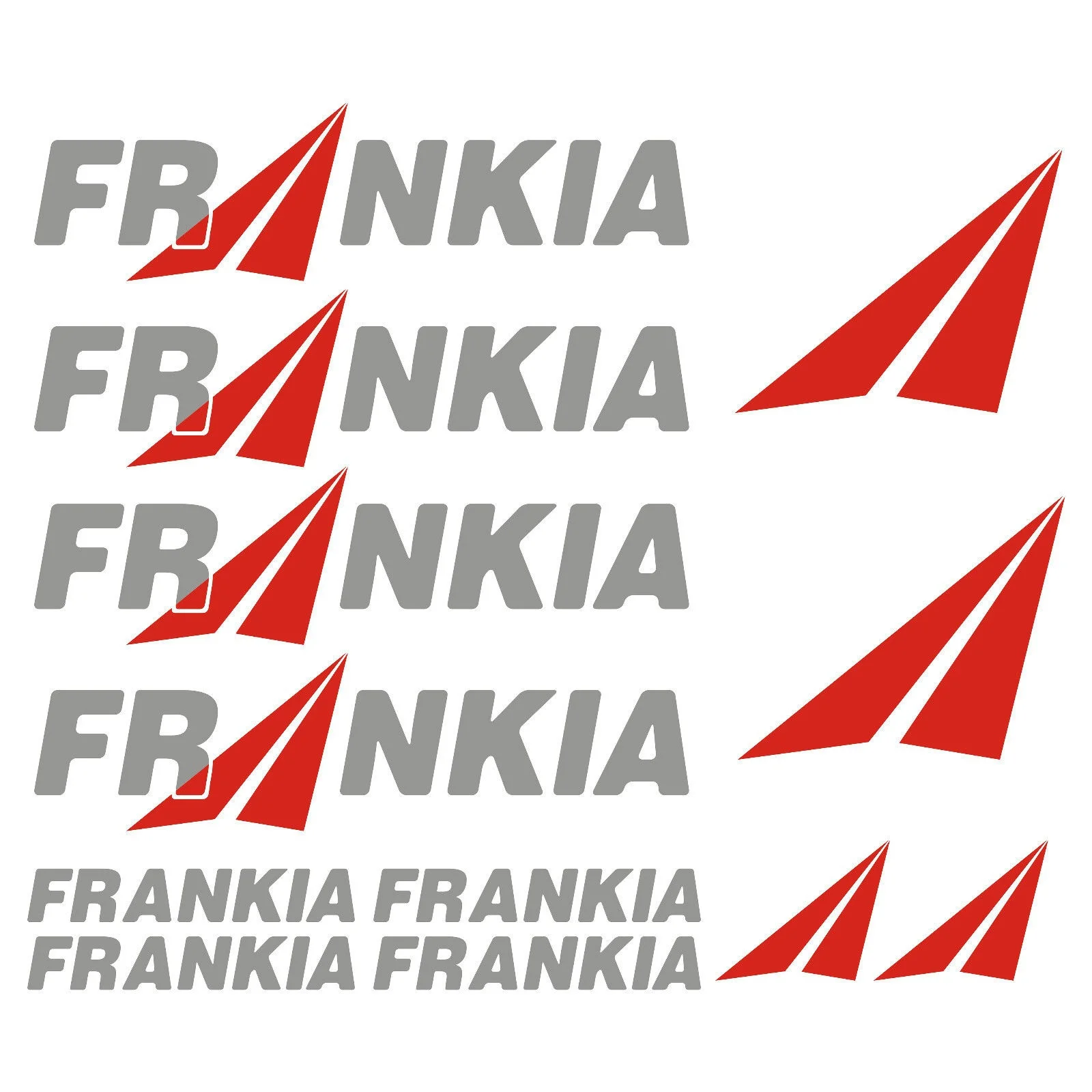 

For FRANKIA aufkleber sticker wohnmobil camper wohnwagen caravan 12 Sticker Pieces Car Styling