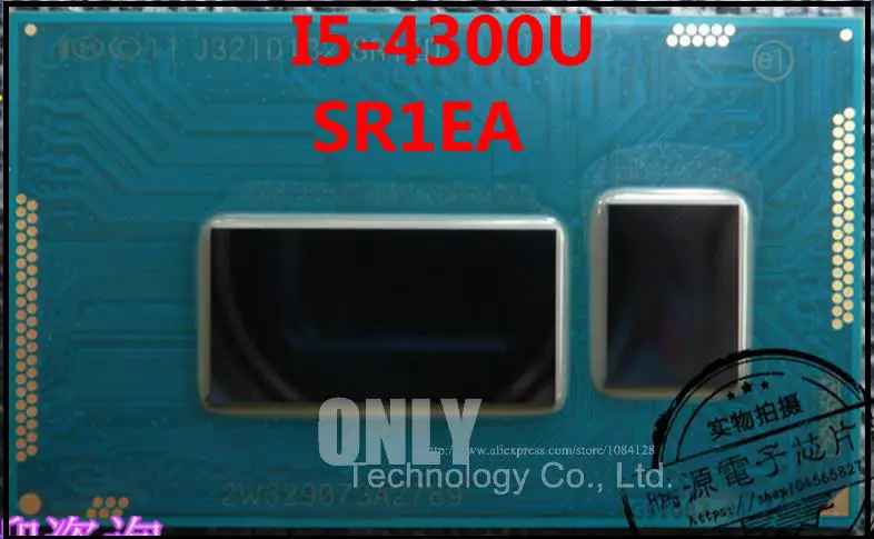 INTEL Процессор I5-4300U SR1ED I5 4300U SR1ED 1,9G/3 м чипы и NEC и BGA