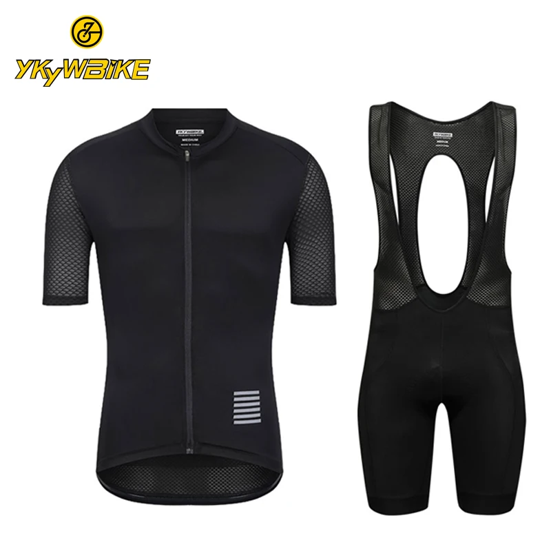 

YKYWBIKE 2019 Pro Cycling Jersey Set Mountain Bike Clothing MTB Bicycle Clothes Wear Maillot Ropa Ciclismo Men Cycling Bib Set