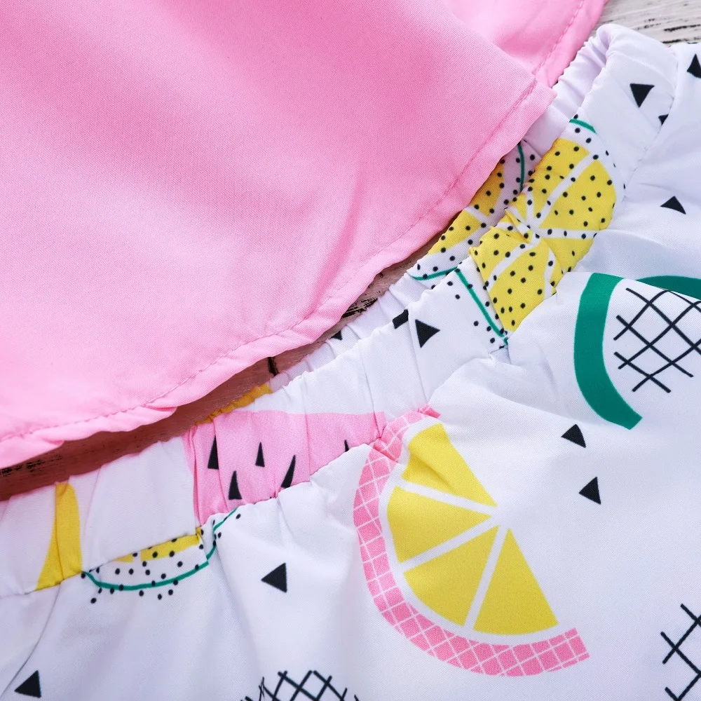 Комплект одежды из 2 предметов для новорожденных девочек, топы, юбочный наряд с юбкой-пачкой, комплекты одежды для маленьких девочек