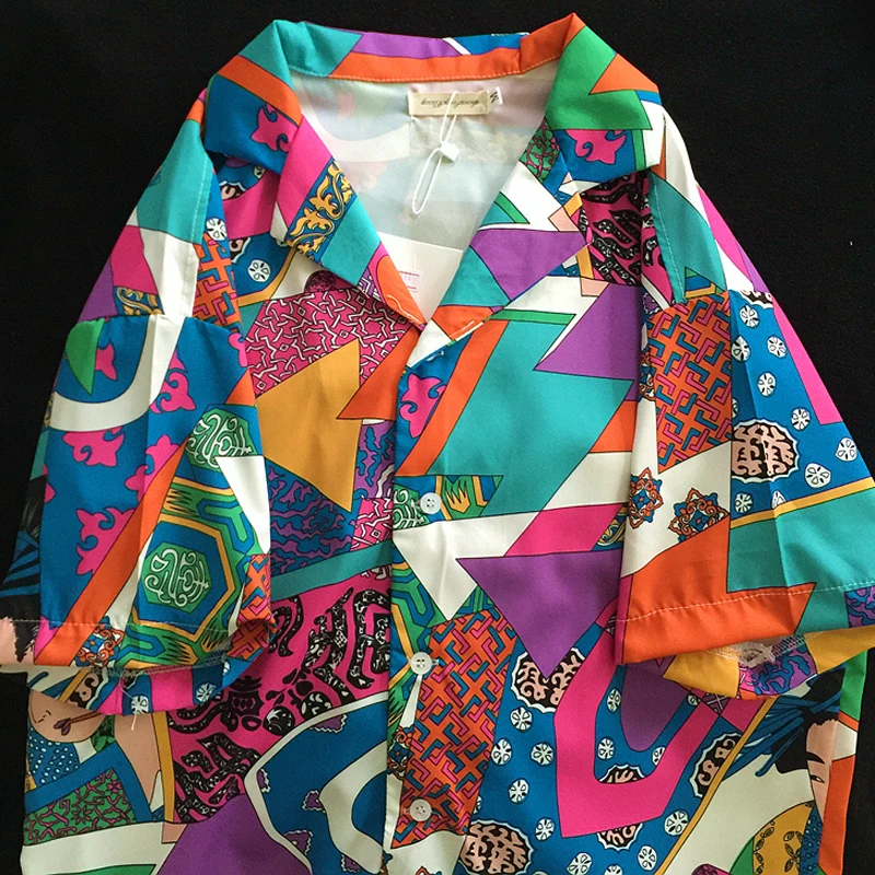 OSCN7 2019 عارضة منقوشة قصيرة الأكمام قميص الرجال الشارع 2019 هاواي الشاطئ النساء قابل للتعديل تنحنح قصيرة الأكمام قمصان رجالي 8811 OSCN7 2019 عارضة منقوشة قصيرة الأكمام قميص الرجال الشارع 2019 هاواي الشاطئ النساء قابل للتعديل تنحنح قصيرة الأكمام قمصان رجالي 8811