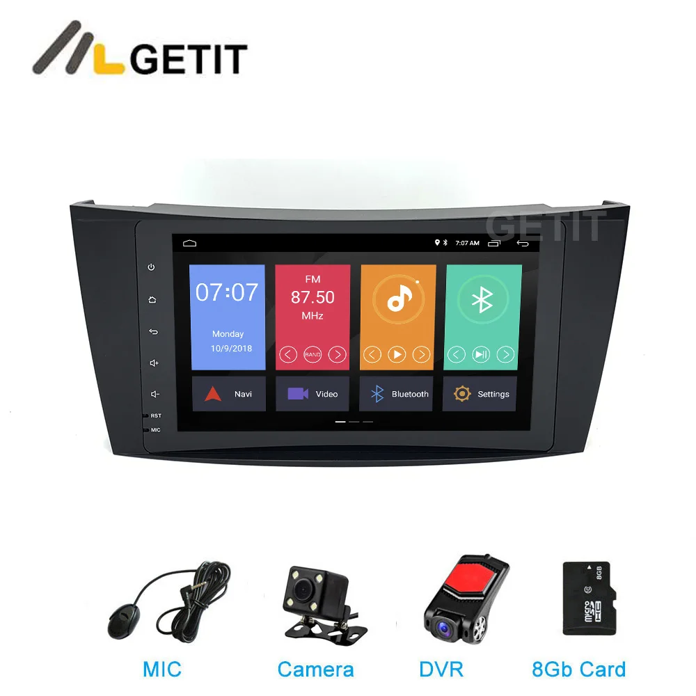 

IPS 8" Android 9 Car Radio Stereo media GPS for Mercedes Benz E-class W211 E200 E220 E300 E350 E240 E270 E280 CLS CLASS W219
