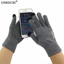 CHSDCSI вязаные перчатки унисекс с сенсорным экраном, зимние шерстяные кашемировые перчатки с буквенным принтом, плотные теплые варежки, мужские перчатки CHSDCSI вязаные перчатки унисекс с сенсорным экраном, зимние шерстяные кашемировые перчатки с буквенным принтом, плотные теплые варежки, мужские перчатки