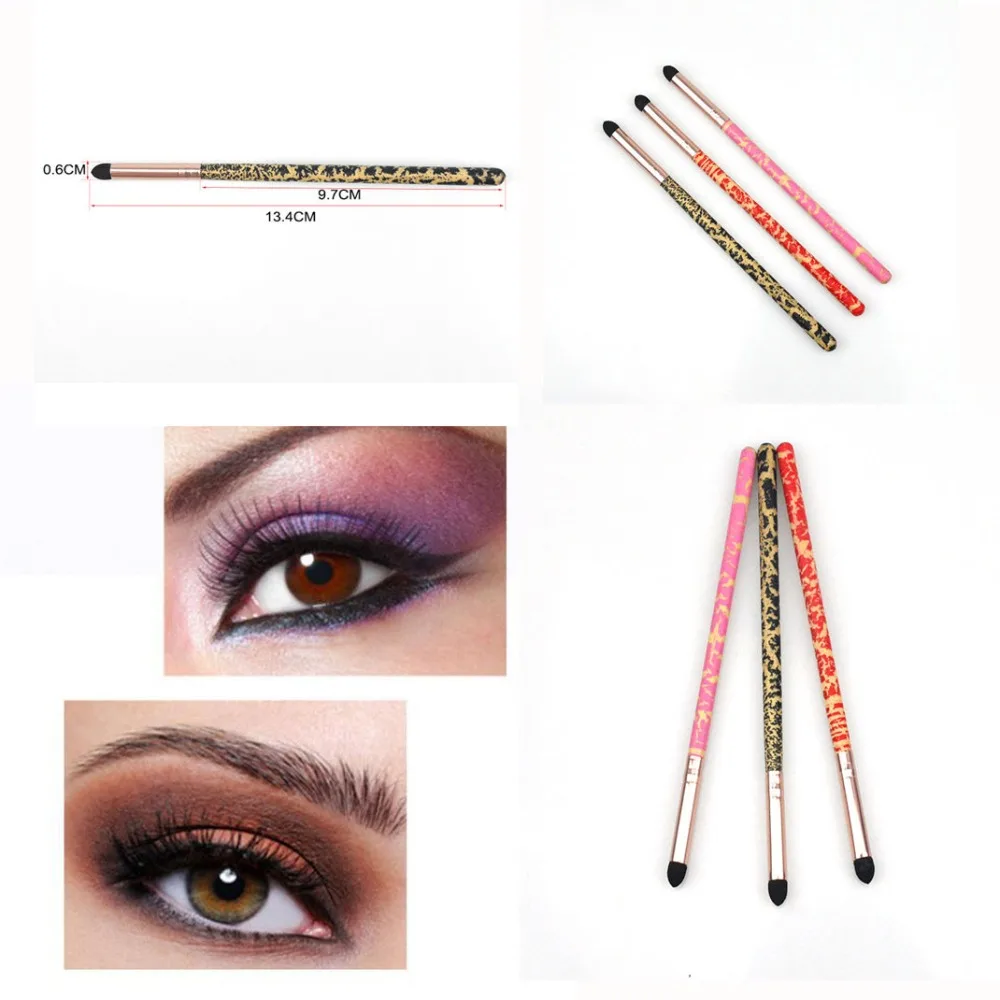 Кисти для макияжа с деревянной ручкой спонж консилер pinceaux maquillage Губка Тени для век красота набор кистей Профессиональный