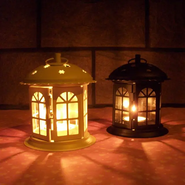 Vintage Lantern Sconce Candlestick Candle Holder For Wedding Candle