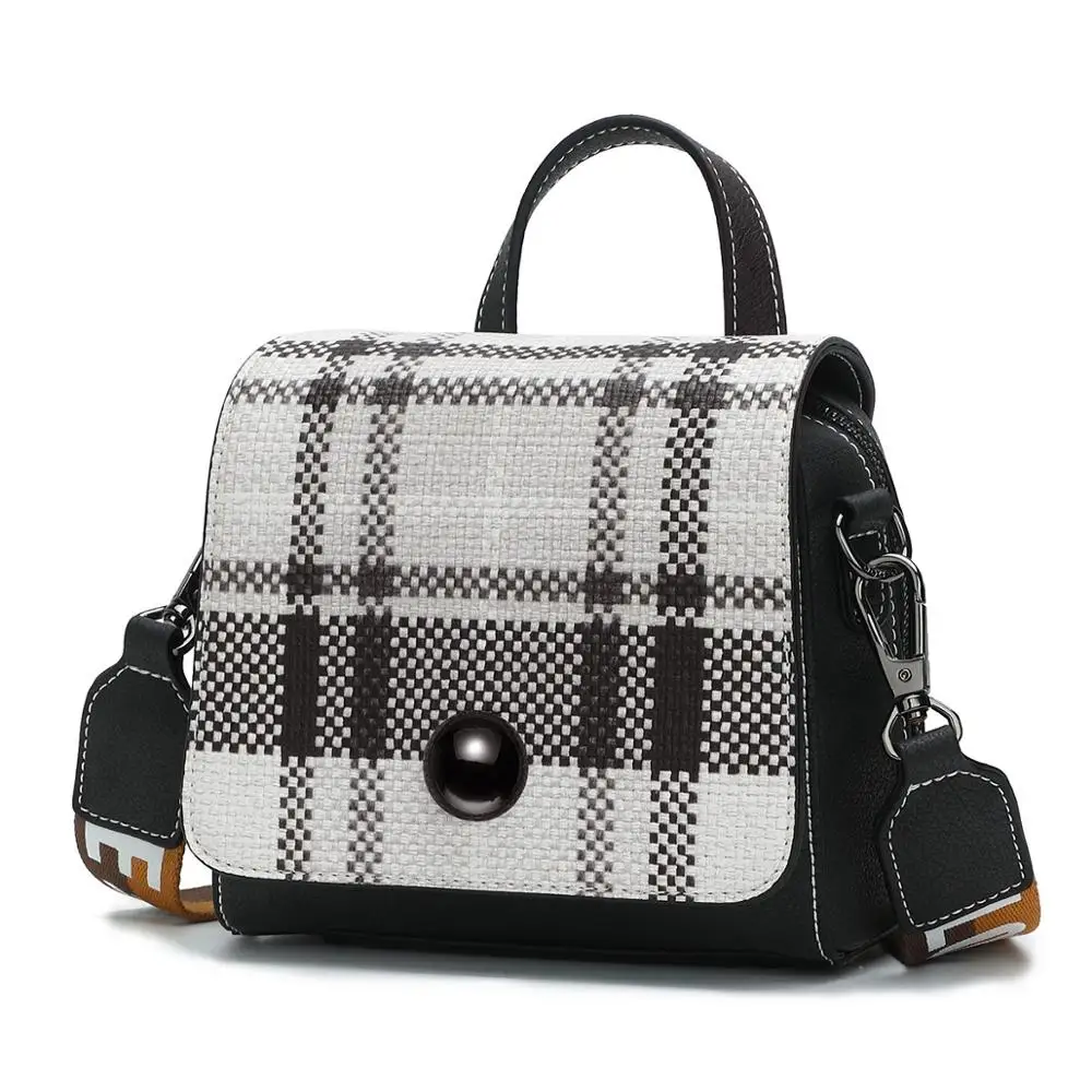 

Women Plaid Handbags Fashion Vintage Crossbody Bags Large Purse Brand PU Messenger Shoulder Bag Ladies Bolsa sac main femme