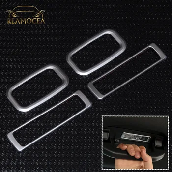 

Reamocea 4Pcs For Mercedes Benz GLC C Class 2015 2016 Car Roof Read Lamp handle Light Switch Frame Trim Cover Button Decoration