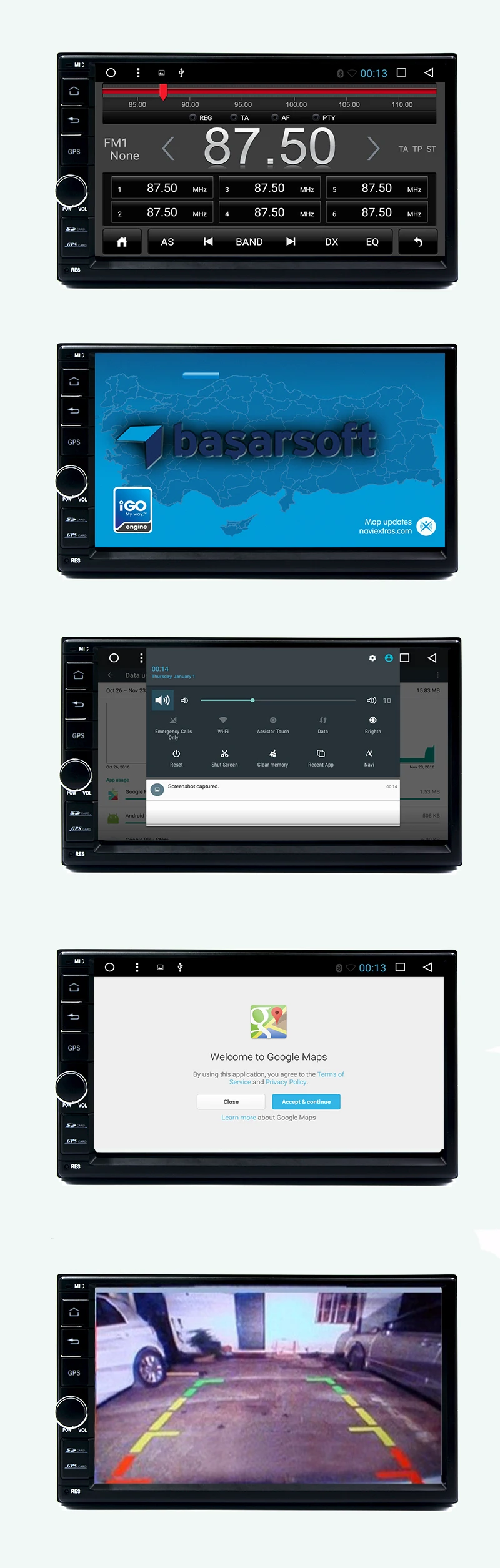 Perfect 7" 2Din 1024*600 Android 8.01 Car Tap PC Tablet 2 din Universal For Toota GPS Navigation BT Radio Stereo Audio Player(No DVD) 7