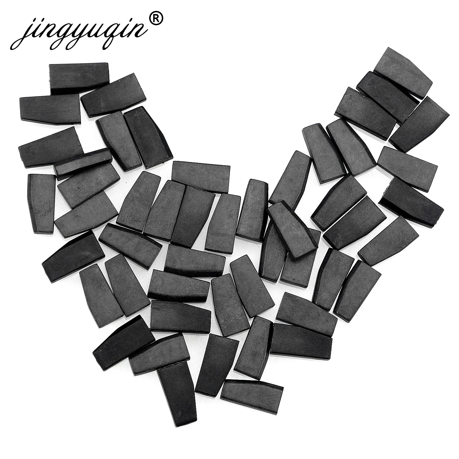 

jingyuqin 15pcs/lot Auto Carbon Transponder Chip For Ford Mazda Lincoln 4D63 40Bit/ 80Bit 4D ID63 Chip