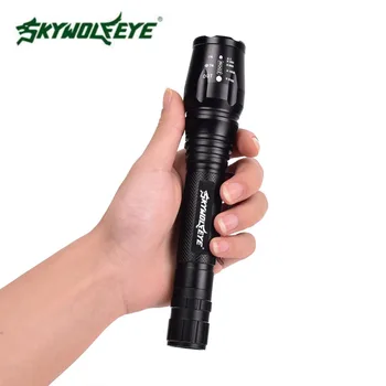 

Zoomable 3800LM 5-Mode T6 LED Flashlight 18650 Torch Lamp Light