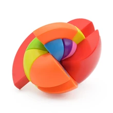 Lefun 3x3x3 милый скоростной Магический кубик Nautilus странной формы, кубики-головоломки для детей, развивающие игрушки, рождественский подарок