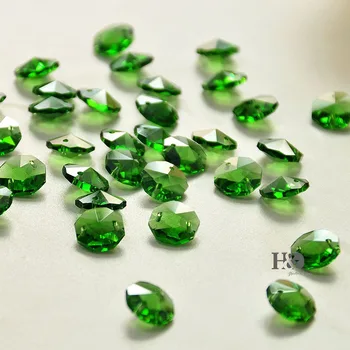 

500PCS 14mm K9 Glass Crystal Suncatcher Light Chandelier Parts Octagonal Beads For Wedding&kids birthday party ,Xmas Party Decor