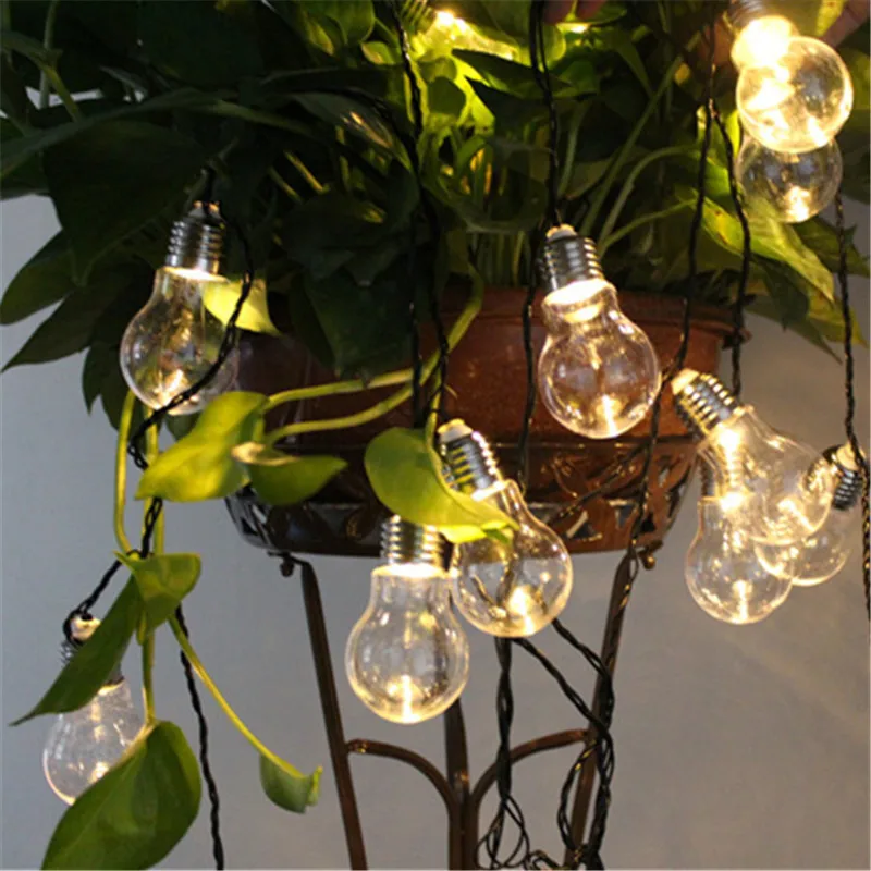Фея светодиодный солнечный Мощность G50 строки свет лампы Водонепроницаемый Сад Открытый движения Сенсор лампы Рождество для отдыха и