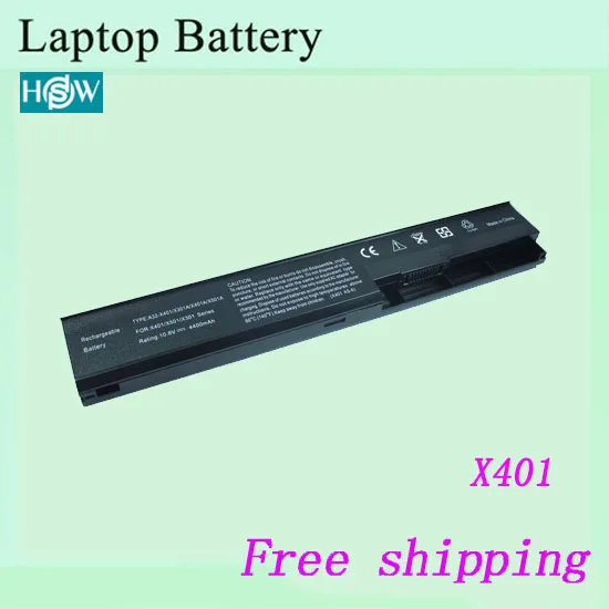 

A32-X401 laptop battery For ASUS X301 X301A X401 X401A X501A A31-X401 A41-X401 A42-X401 Notebook battery