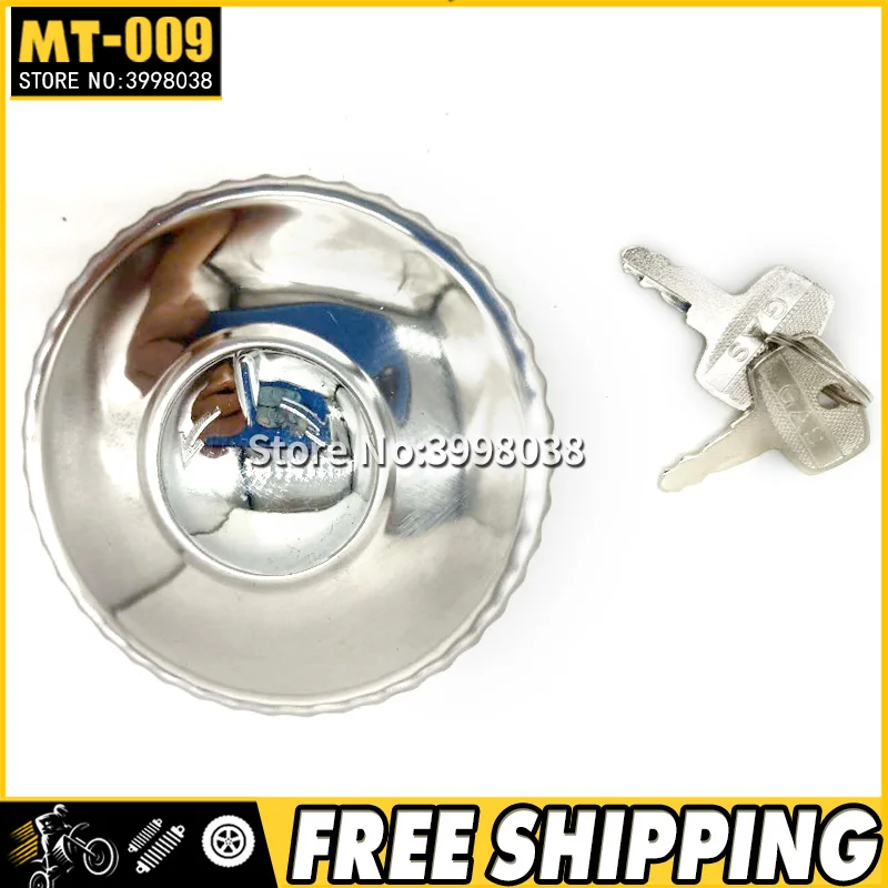 

1Set Ural K750 side car motorcycle Stainless Steel Fuel Tank Lock Cap Case For Moto Ural, China Factory Sale
